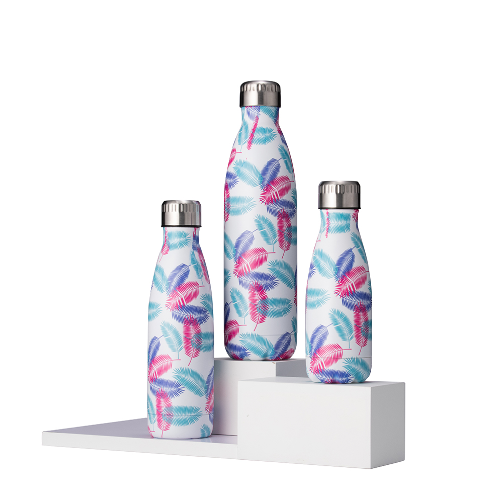 Customised Water Bottle Cola Shape 750Ml Water Bottle Blank Water Bottle For Sublimation